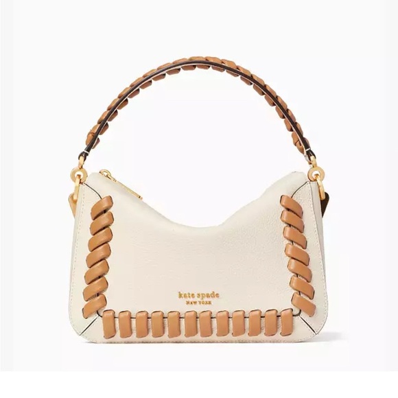 NWT Kate Spade Crush Whipstitch Medium Crossbody in Milk Glass - Picture 1 of 12